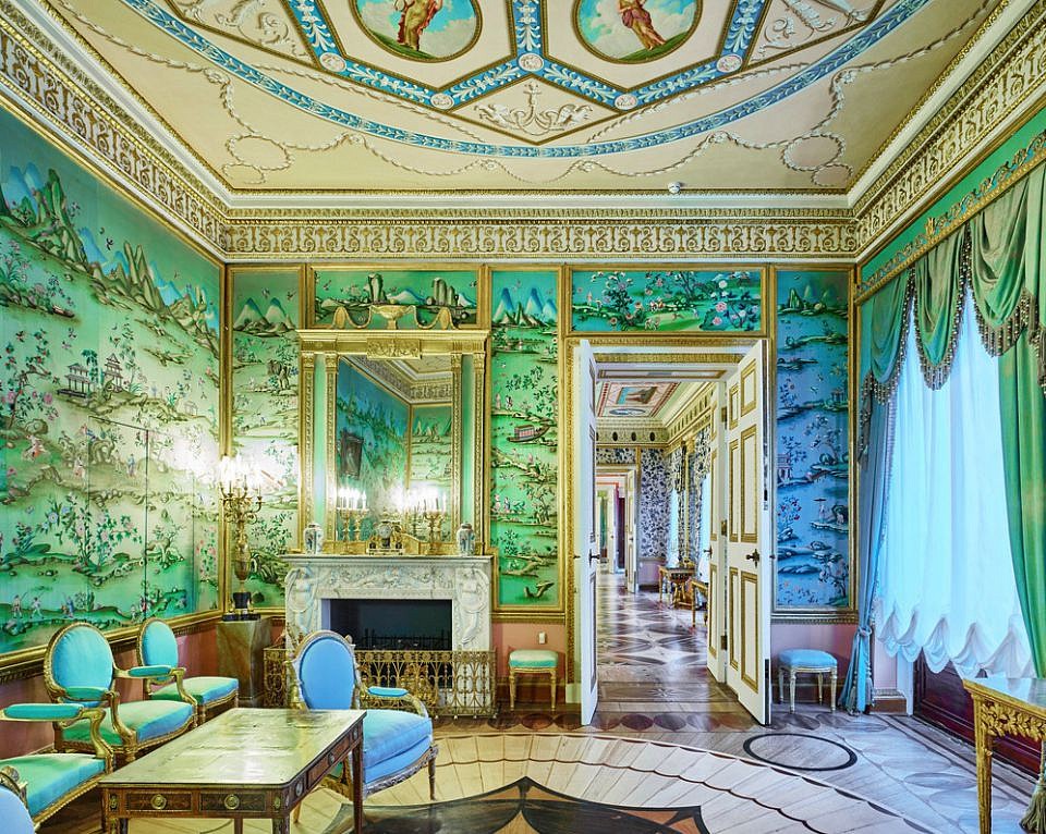 David Burdeny, Blue Drawing Room, Catherine Palace, Pushkin, Russia   Edition 3/10, 2014
Archival pigment print, 44"" x 55"" unframed
photography, bright colors, interior, architectural
DB 10
Price Upon Request