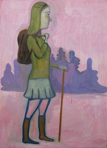 Girl with Back Pack, 2013
