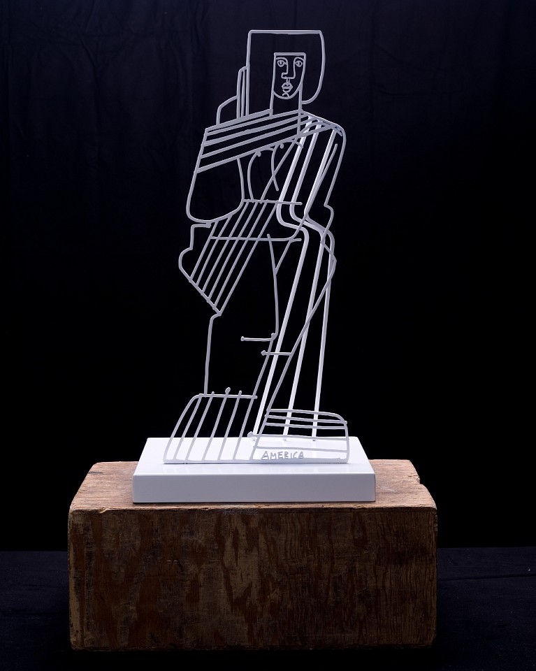 America Martin, Woman with Towel and Vase, 2019
Powder Coated Steel in White, 25.5" x 25" x 10"
Edition 1/5 white version
ACM  278
Price Upon Request