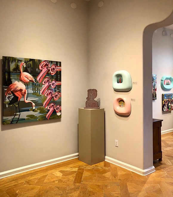 The Mysterious World: Charles Keiger, Steve Moors, Melissa Sims &  Mario Soria  - Installation View