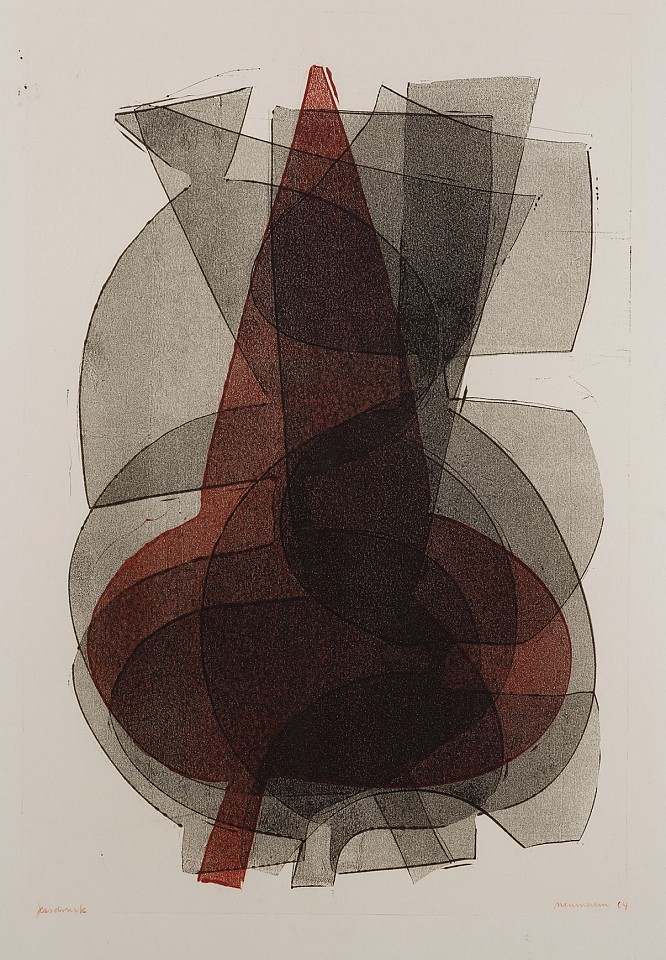 Otto Neumann 1895-1975, Abstract Composition, 1964
monotype on paper, 24.5" x 17.5", 35.25"x 28" framed
OT 073015
Price Upon Request