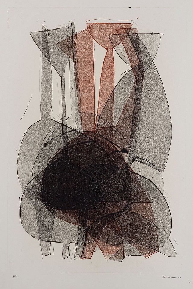 Otto Neumann 1895-1975, Abstract Composition, 1964
monotype on paper, 24.5" x 17" unframed
OT 073042
Price Upon Request