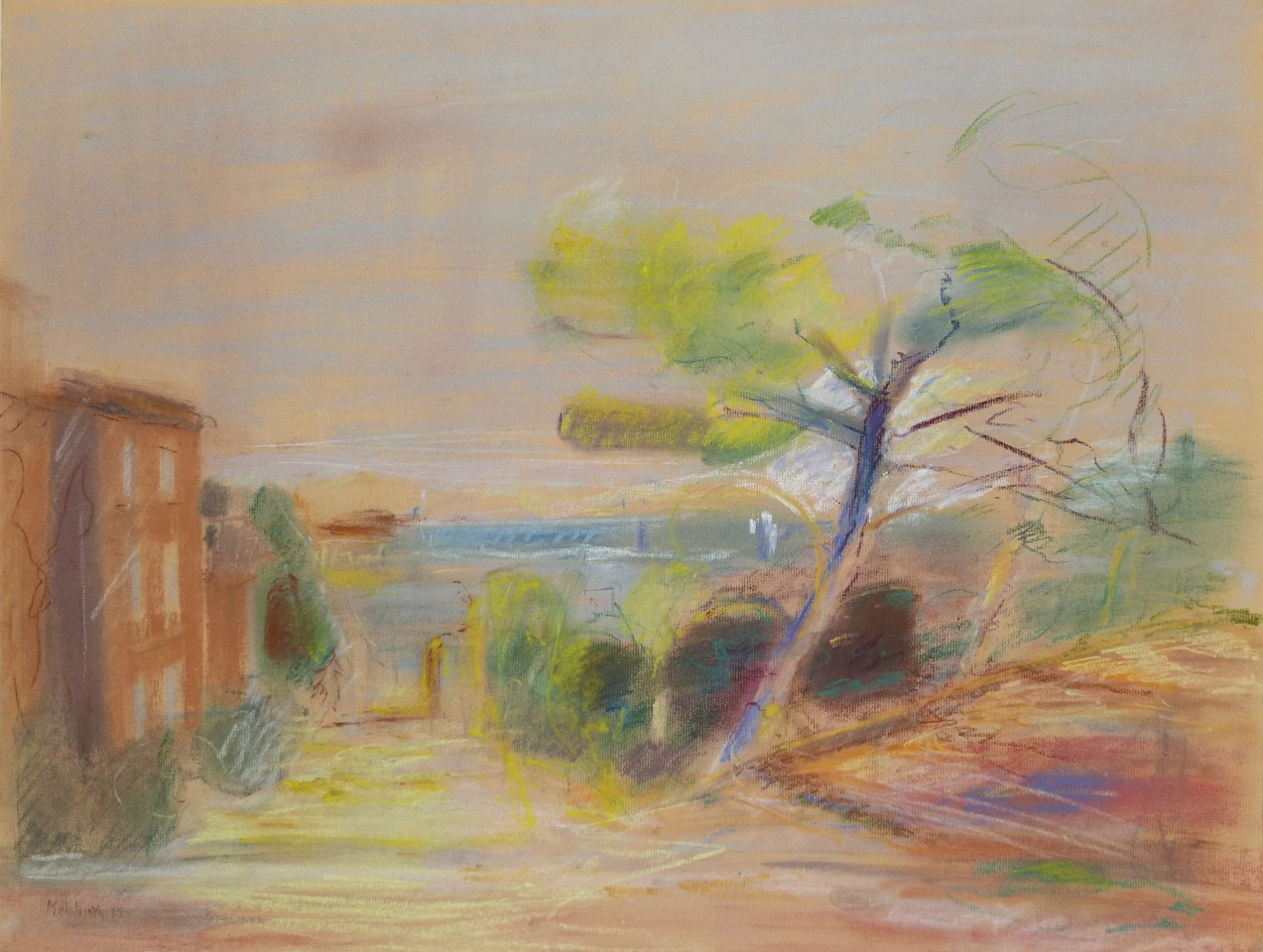 Isabelle Melchior, Grimaud, 2019
pastel on paper, 25 5/8" x 19 3/4" 
IM 1306
Price Upon Request