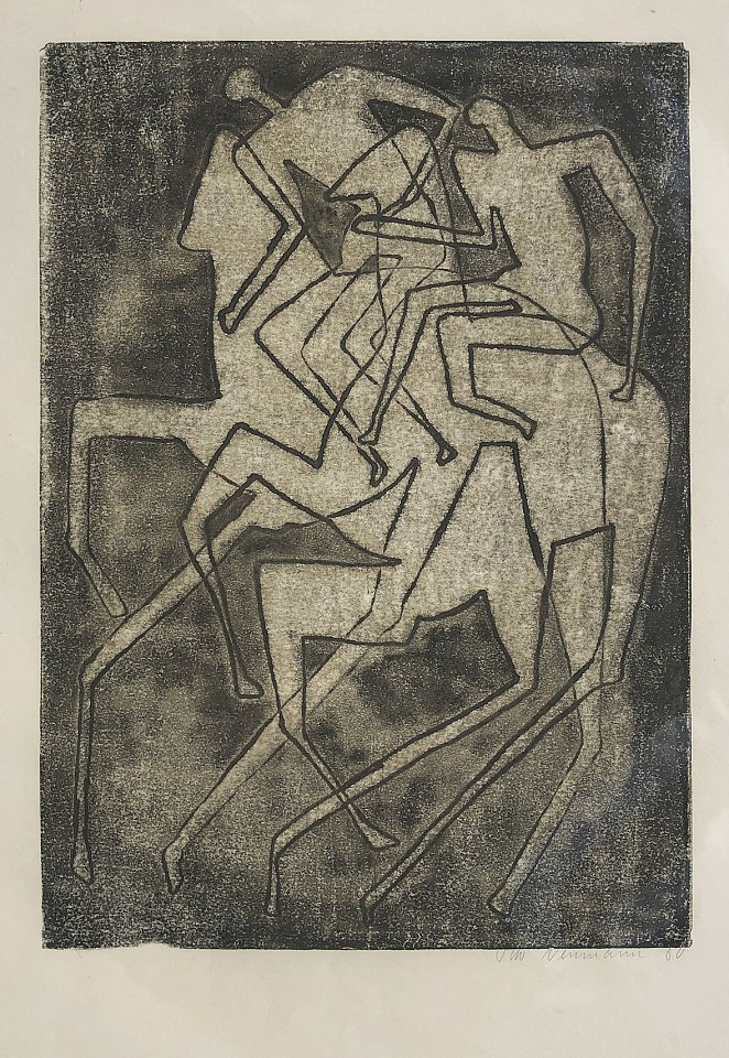 Otto Neumann 1895-1975, Abstract Horses, 1960
monotype on paper, 24.625" x 17.625"
OT 045051
Price Upon Request