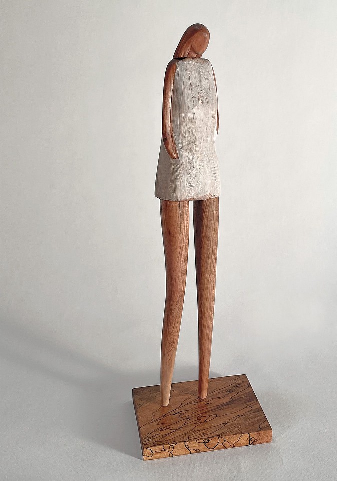 Walt Groover, Still, 2021
Cherry wood with oiled acrylic wash on pecan base, 13.125" x 4.375"
Cherry Wood sculpture
WG 12
Price Upon Request