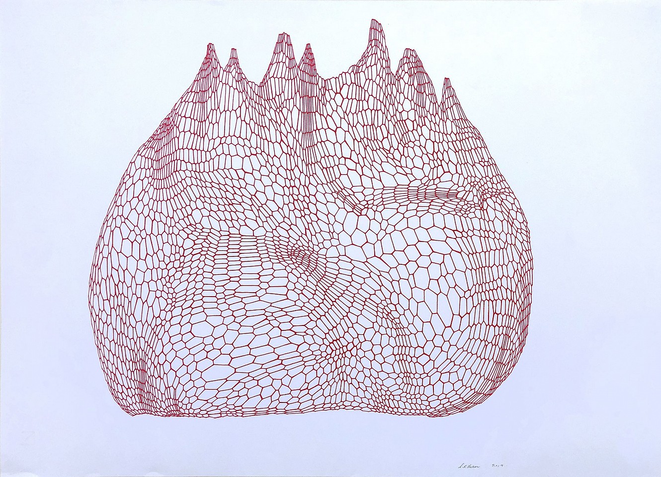 Stewart Helm, Red Cells, 2019
colored inks on paper, 19.75" x 27.5"
SH-624
Price Upon Request