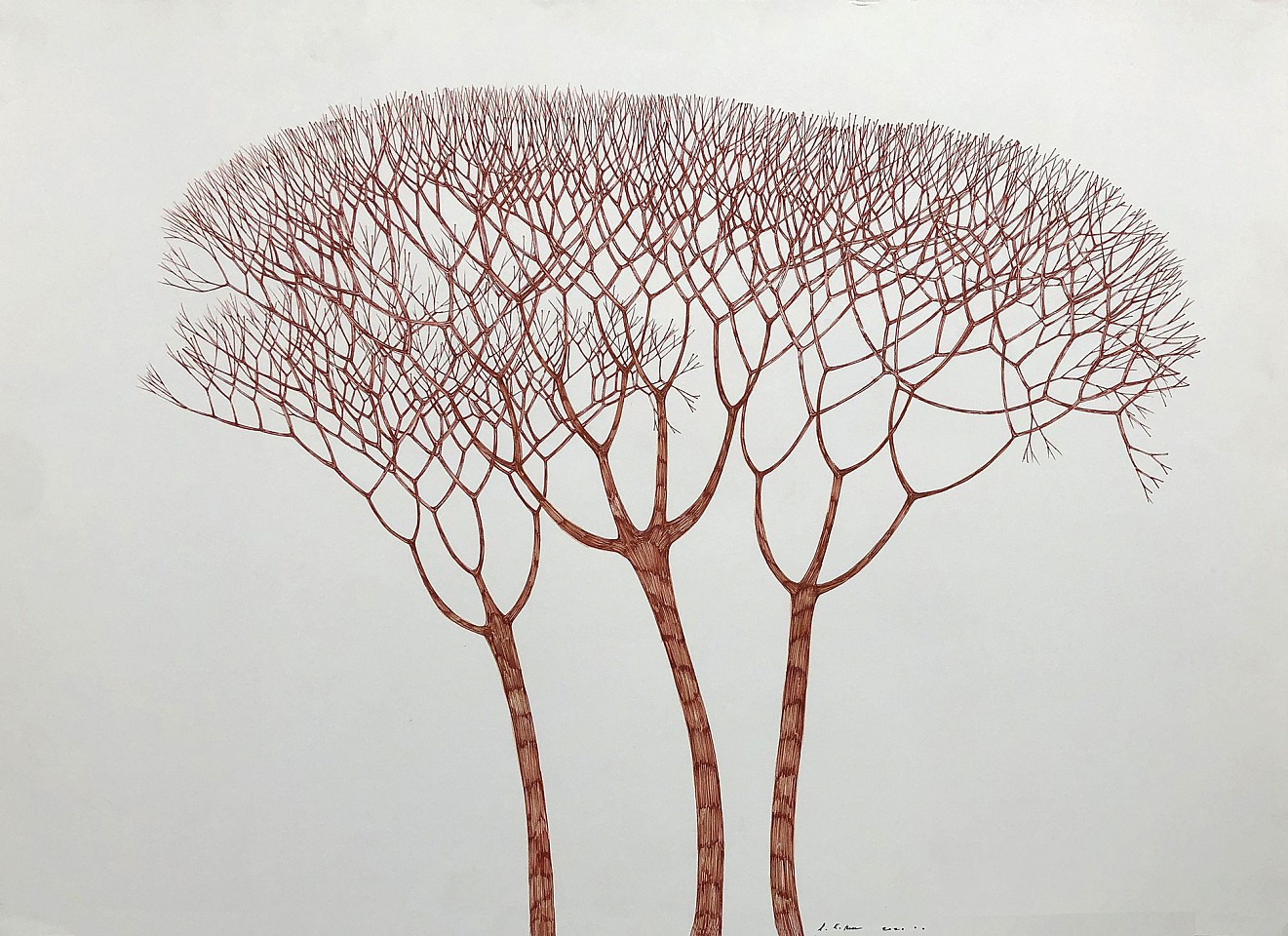 Stewart Helm, Three Trees, 2021
colored inks on paper, 22" x 30"
SH-625
Price Upon Request