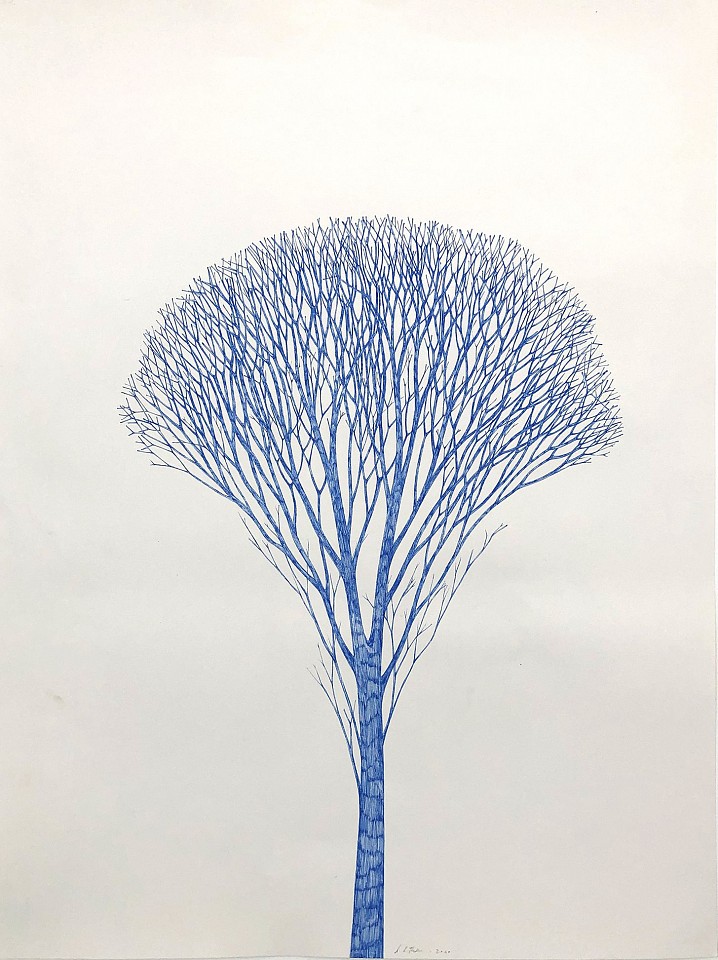 Stewart Helm, Blue Tree, 2021
colored inks on paper, 30" x 22", 40"x 32.25" framed
SH-629
Price Upon Request