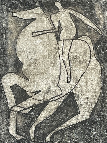 Abstract Horse and Rider, 1957