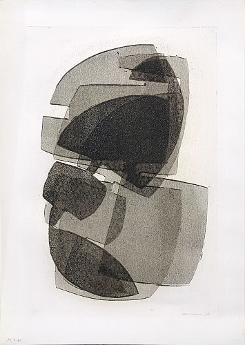 Otto Neumann 1895-1975 - Abstract Composition, 1970