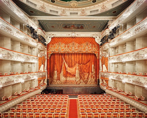 Mikhailovsky Theatre Curtain, St. Petersburg, Russia, 2014