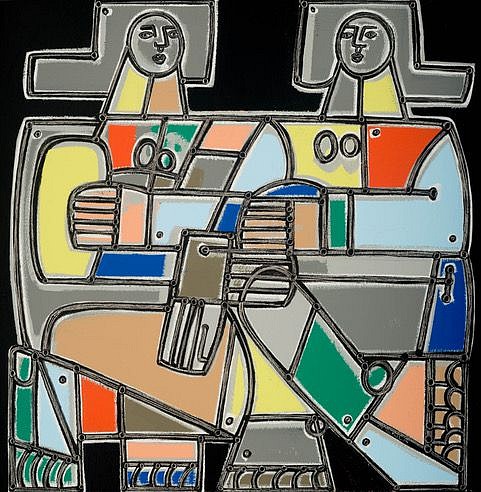 America Martin - Two Women Recline, 2022