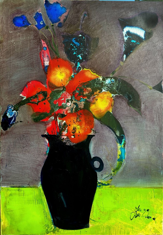 Serhiy Hai, Still Life Flowers, 2021
Oil & Acrylic on canvas, 39.5" x 27.62", 44.5" x 33" framed
SY 126
Price Upon Request