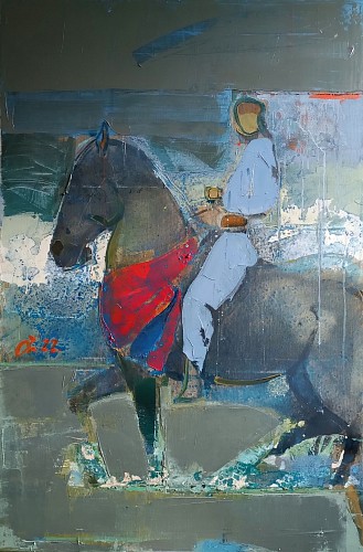 Serhiy Hai - Horse And Rider, 2022