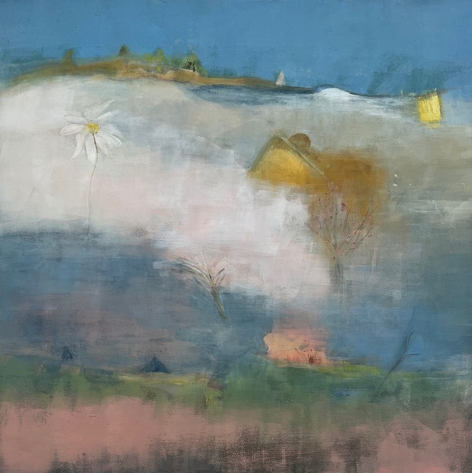 Helen DeRamus, Echoes Of The Day, 2022
Oil and mixed media on cradled panel, 36" x 36"
HDR 54
Sold