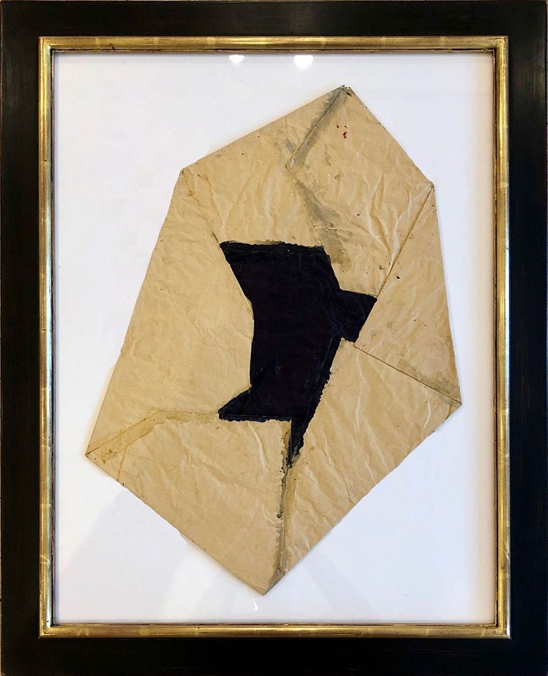 Jean-Pierre Bourquin, Untitled/ Mixed media on folded paper, 2018
mixed media on paper/ cream with black details, 27" x 17.5", 32" x 24.5" framed
JPB 1318
Price Upon Request
