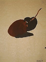 Jean-Pierre Bourquin, Untitled, Two Cherries, II, 1991
Mixed media on paper, 11" x 8", 20" x 16.75" framed
JPB-1306
Price Upon Request