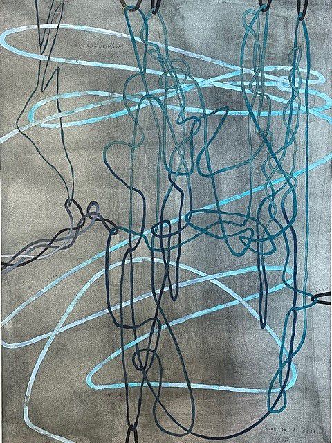 Martin Whist, Entanglement, 2022
Watercolor,graphite, ink on paper, 30" x 22.5", 33"x 26.5" framed
MWH 40
Sold