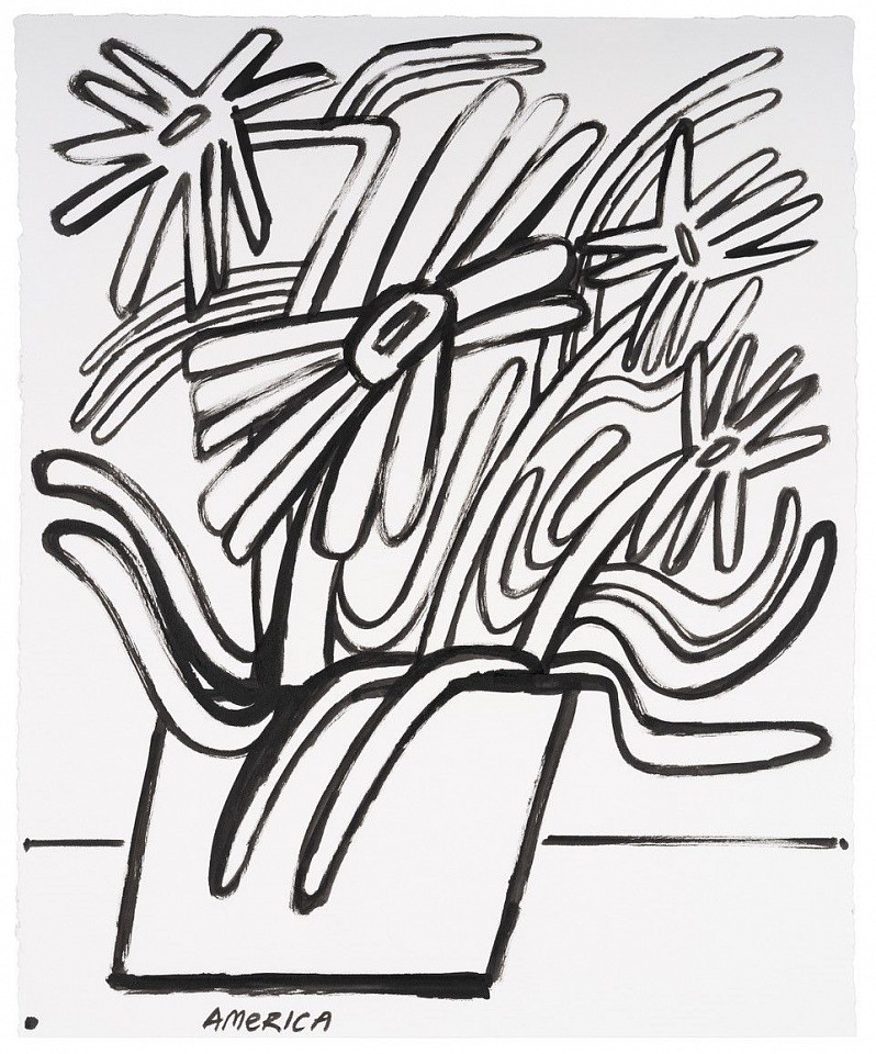 America Martin, Full Bloom Daisies in Pot, 2019
ink on paper, 22.5"x 27", 24.5"x 29" framed
ACM 474
Price Upon Request