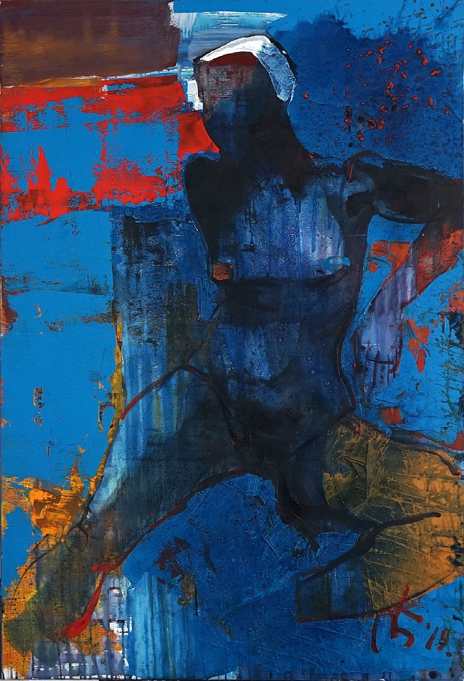 Serhiy Hai, Nude- Blue, 2022
Oil & Acrylic on canvas, 59"x 39.37", 62"x 42" framed
SY 132
Price Upon Request