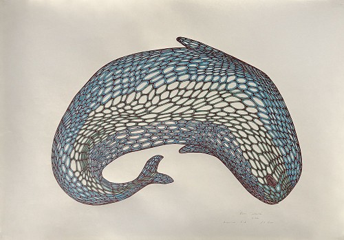 Exhibition: Peaceable Kingdom, Work: Stewart Helm Blue Whale, 2022