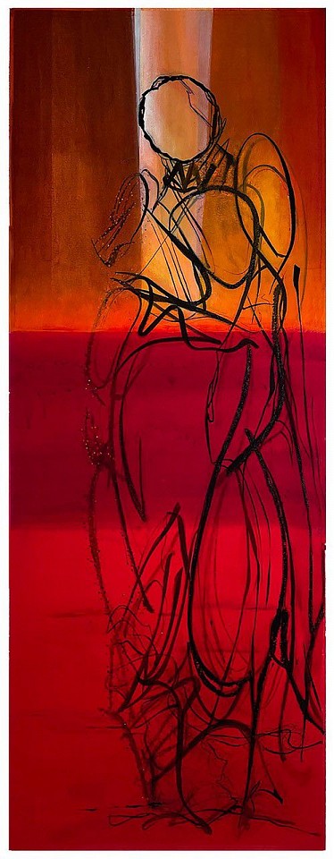 Walt Groover, Untitled 3003, 2023
Acrylic, oil, pastel on paper, 42"x 16.375", 48"x 22.5" framed
WG 25
Price Upon Request