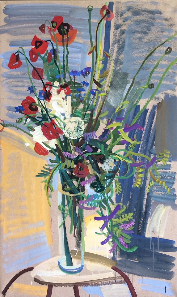 Olena Zvyagintseva, Poppies-2, 2020
gouache on paper, 56"x 35",69.5"x 38.5" framed
OZ 694
Sold