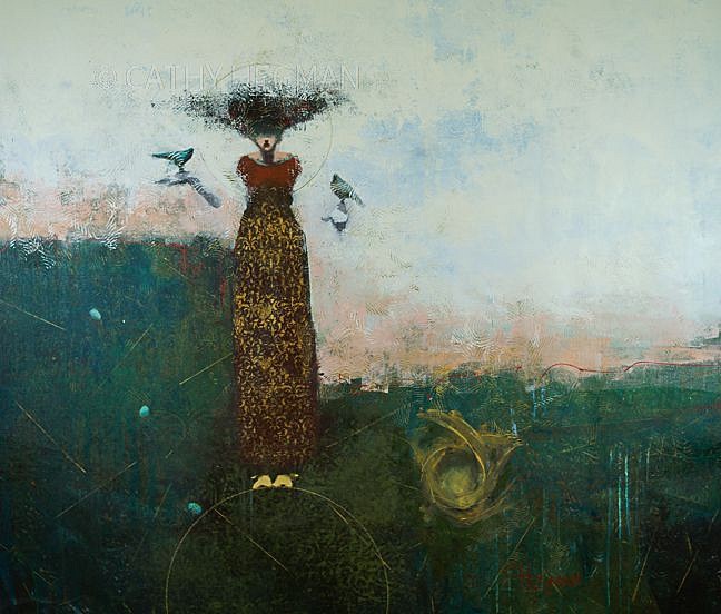 Cathy Hegman, The Ornithologist Nest, 2021
acrylic on canvas, 56.5"x 50", 58"x 52" framed
CH 144
Price Upon Request