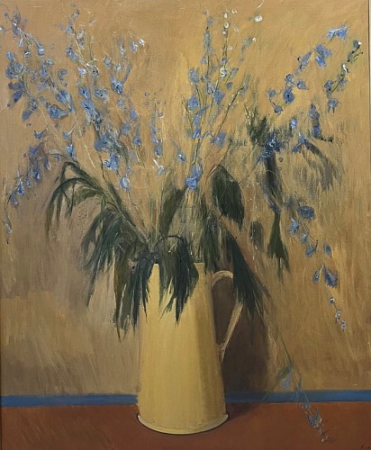Haidee Becker - Blue Delphiniums, 1995