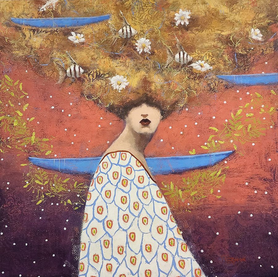 Cathy Hegman, Waking Dreams: Angels Passing, 2023
oil on canvas, 47"x 47", 48.5"x 48.5" framed
CH 151
Price Upon Request