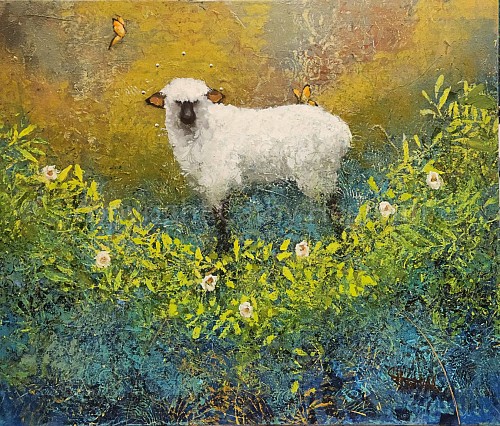 Cathy Hegman - Flora and Fauna Sheep, 2023