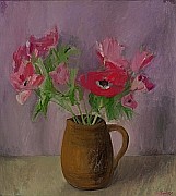 Haidee Becker, Anemones in Ochre Jug, 2006
oil on canvas, 22" x 20", 27" x 25" framed
HB 405
Price Upon Request