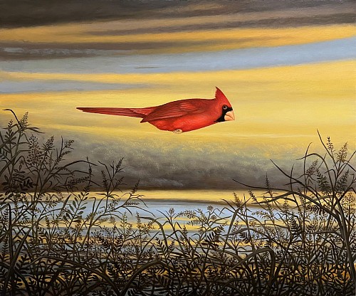 Exhibition: NEW WORKS: Charles Keiger, Work: The Cardinal, 2023