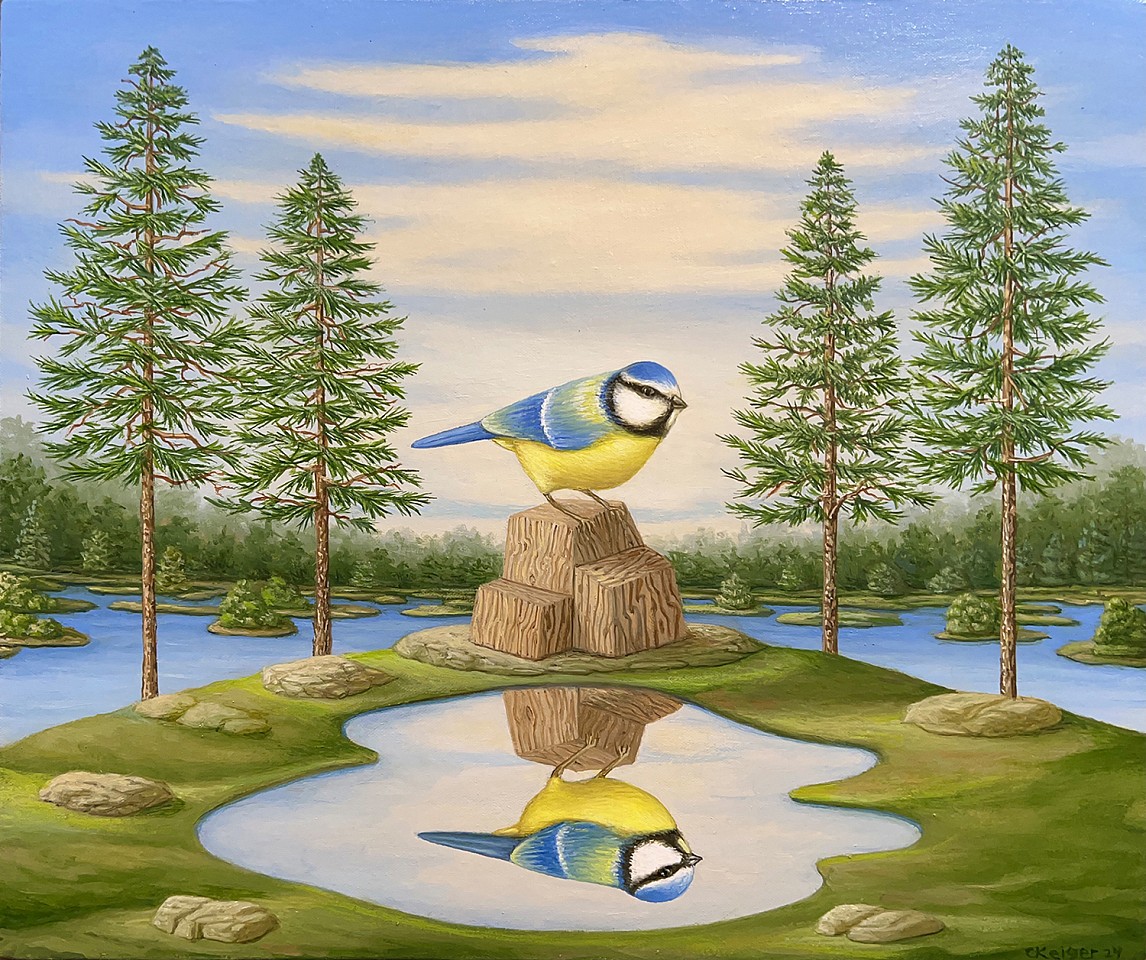 Charles Keiger, The Perch, 2024
oil on canvas, 15"x 18", 18"x 21" framed
CK 702
Sold