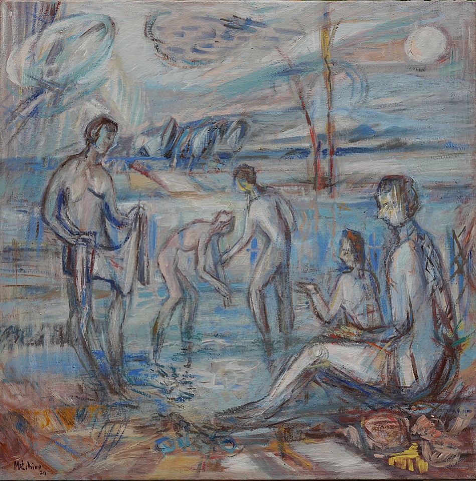 Isabelle Melchior, The Bathers, 2024
Oil  on canvas, 39.5" x 29", 36" x 36" framed
oil on canvas
IM 1340
Price Upon Request