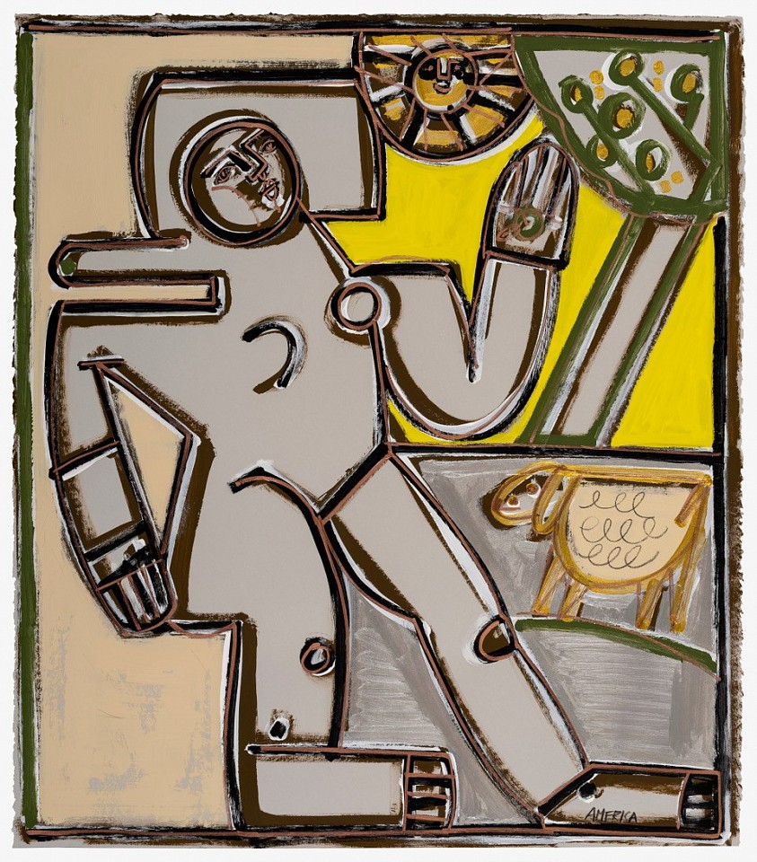 America Martin, Hello Sunshine, 2024
22.25" x 25" x 29" x 32" framed
Ink and acrylic on cotton paper
ACM 559
Price Upon Request