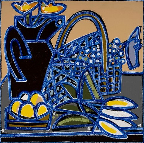 America Martin - Eggs, White Radish & Grapes, 2025