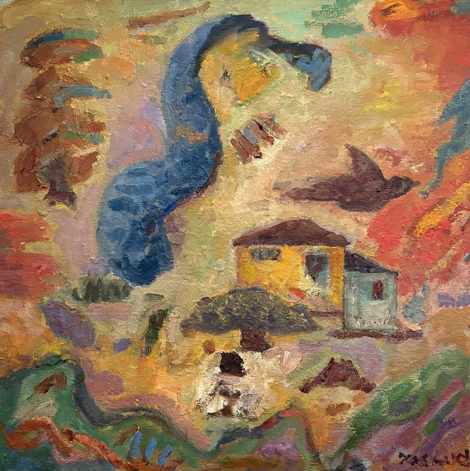 Yasharel Manzy, Thinking About Chagall, 2025
36" x 36" x 42" x 42" framed
Oil on canvas
YM 547
Price Upon Request