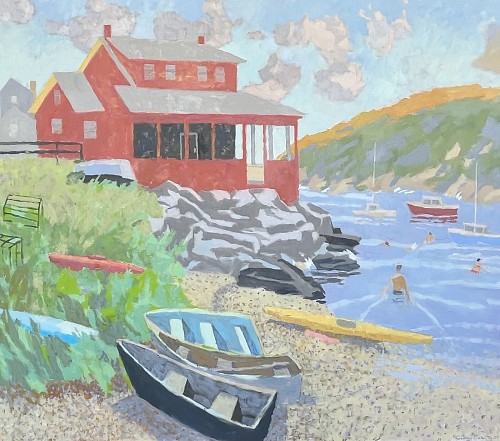 Andras Bality - The Red House, Monhegan, 2024