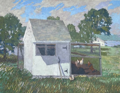 Andras Bality - Adrienne's Chickens, 2023