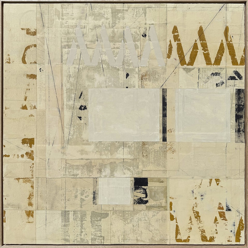 George Read, After Hours Samba II, 2025
48" x 48", 49.25" x 49.25" framed
mixed media canvas, on paper collage on Archers paper on wood panel.
GR 48
Price Upon Request