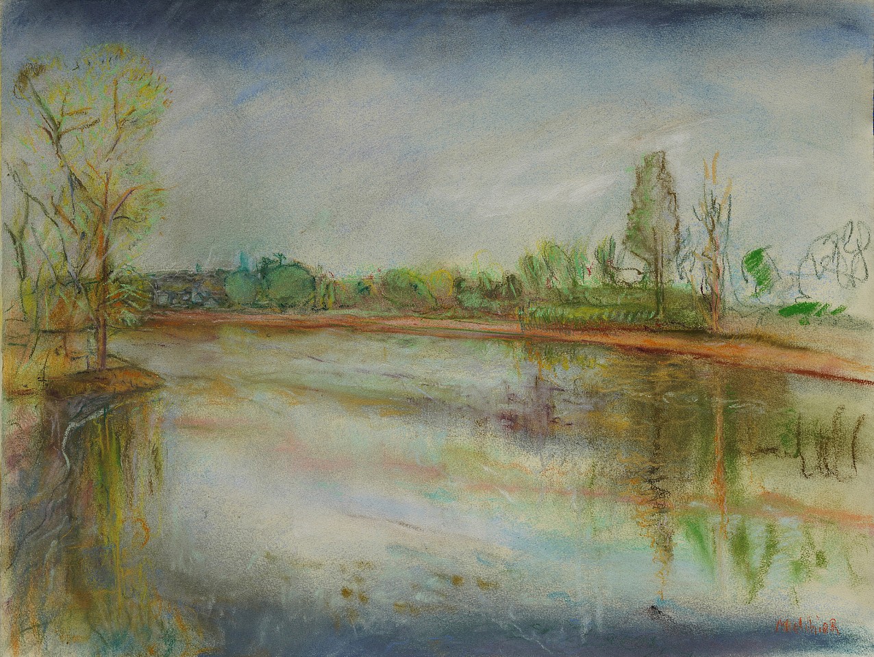 Isabelle Melchior, Loire Quietness, 2025
25" x 19" unframed
Pastel on paper
IM 1347
Price Upon Request