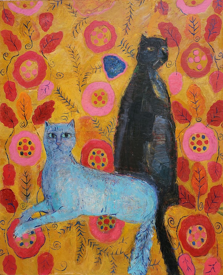 Olena Zvyagintseva, Duet-1, 2020
58" x 47", unframed
oil, cold wax on linen
OZ 716
Price Upon Request