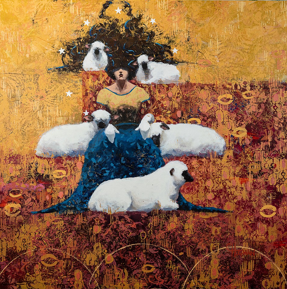 Cathy Hegman, Insomniacs X, 2025
48.5" x 45.5",49.75" x 49.75" framed
Acrylic, on canvas
CH 182
$28,600