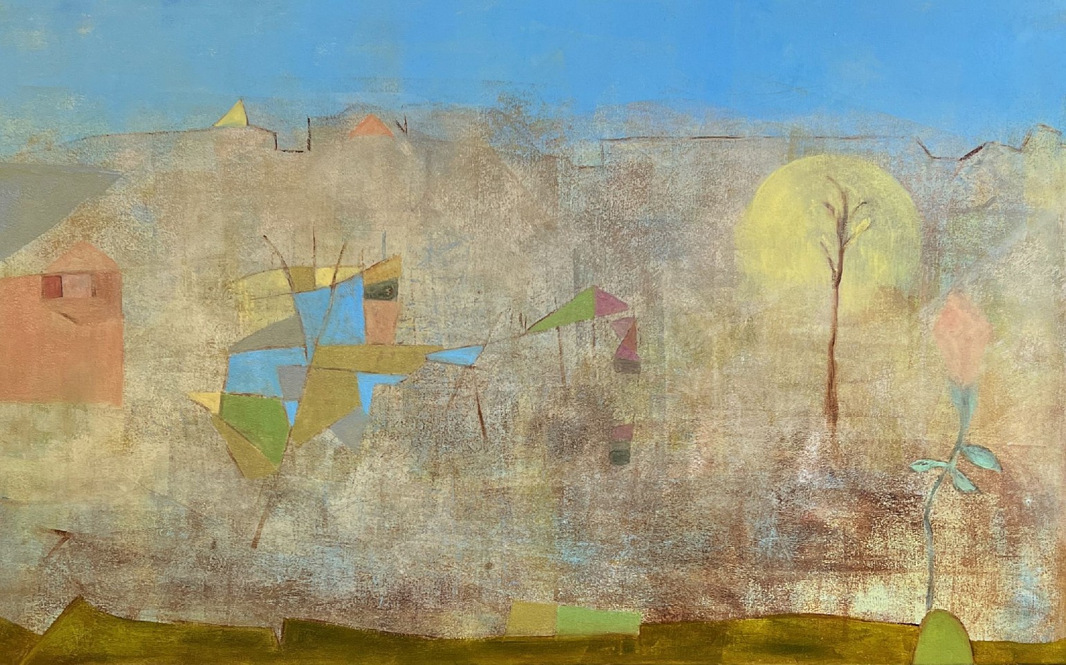 Helen DeRamus, Weaving the Landscape, 2025
30" x 48", unframed
Oil on linen
HDR 98
Price Upon Request
