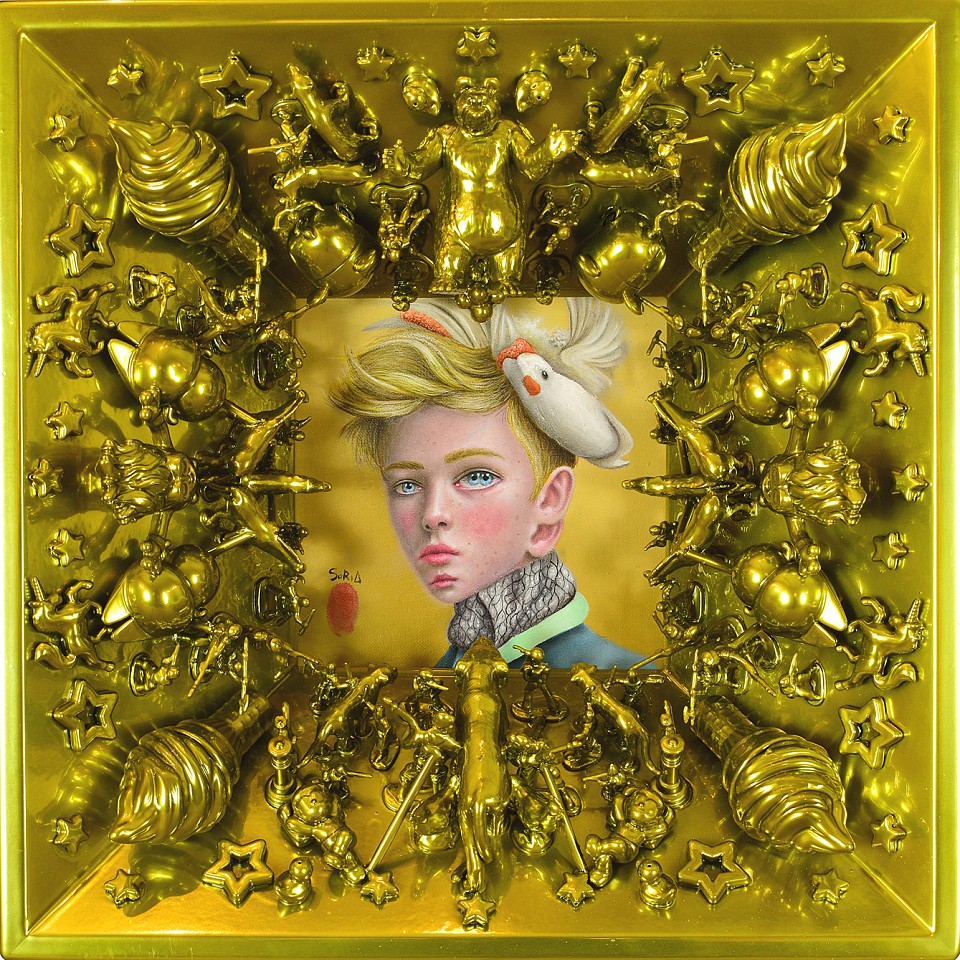 Mario Soria, White Parrott, 2025
6.3" x 6.3", 13.77" x 13.77" framed
oil on panel, toybox frame gold
SOR 53
Price Upon Request