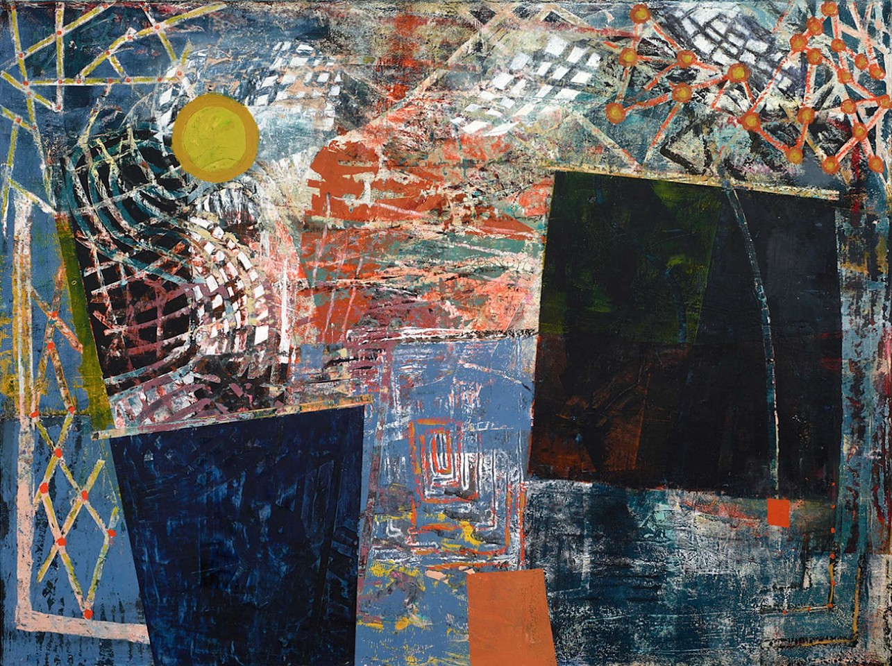 Anne Hebebrand, Where the Light Waits, 2025
34" x 46"
Oil & cold wax on canvas
HEB 011
Price Upon Request