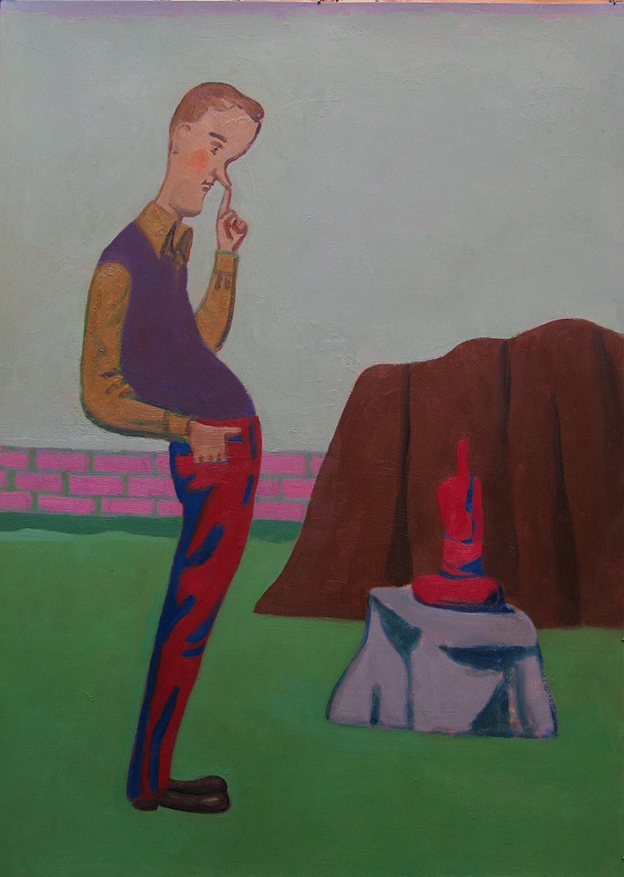 Stephanus Heidacker, Ratiocination, 2025
27.5"" x 19.625""
Oil on paper
STEPH-386
Price Upon Request