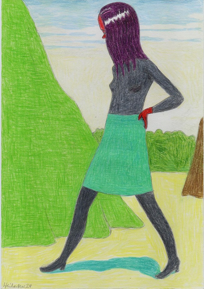 Stephanus Heidacker, Untitled, 2024
11.625"" x 8.25""
Pencil and colored pencil on paper
STEPH-384
Price Upon Request