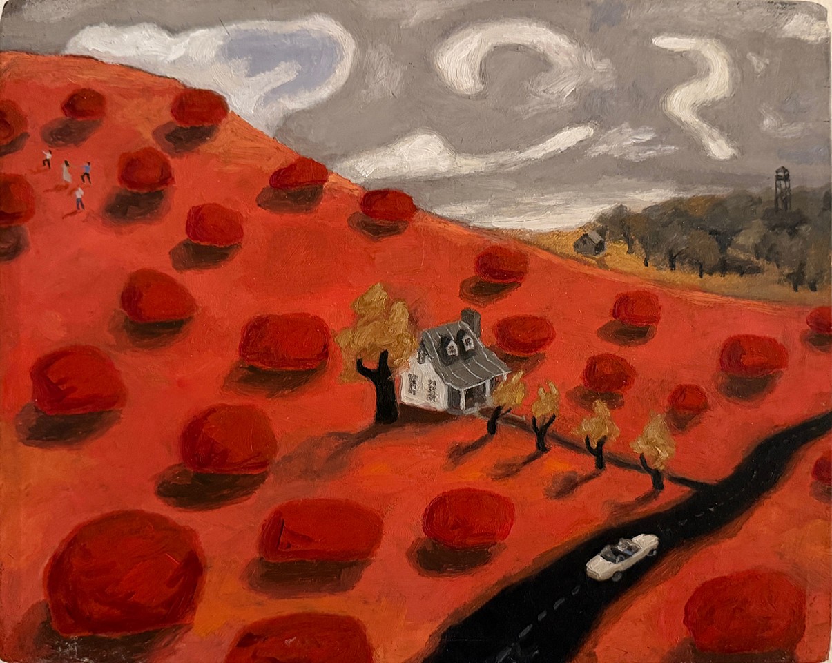 David Ivie, Fleeing Haystacks, 1991
10" x 8"
Oil on canvas
CUST 58-27 IVIE 02
Price Upon Request